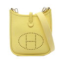 ≪3万円OFFクーポン対象≫エルメス HERMES エヴリンTPM ショルダーバッグ バッグ レザー トリヨンクレマンス トリヨンクレマンス レディース イエロー系 【中古】
