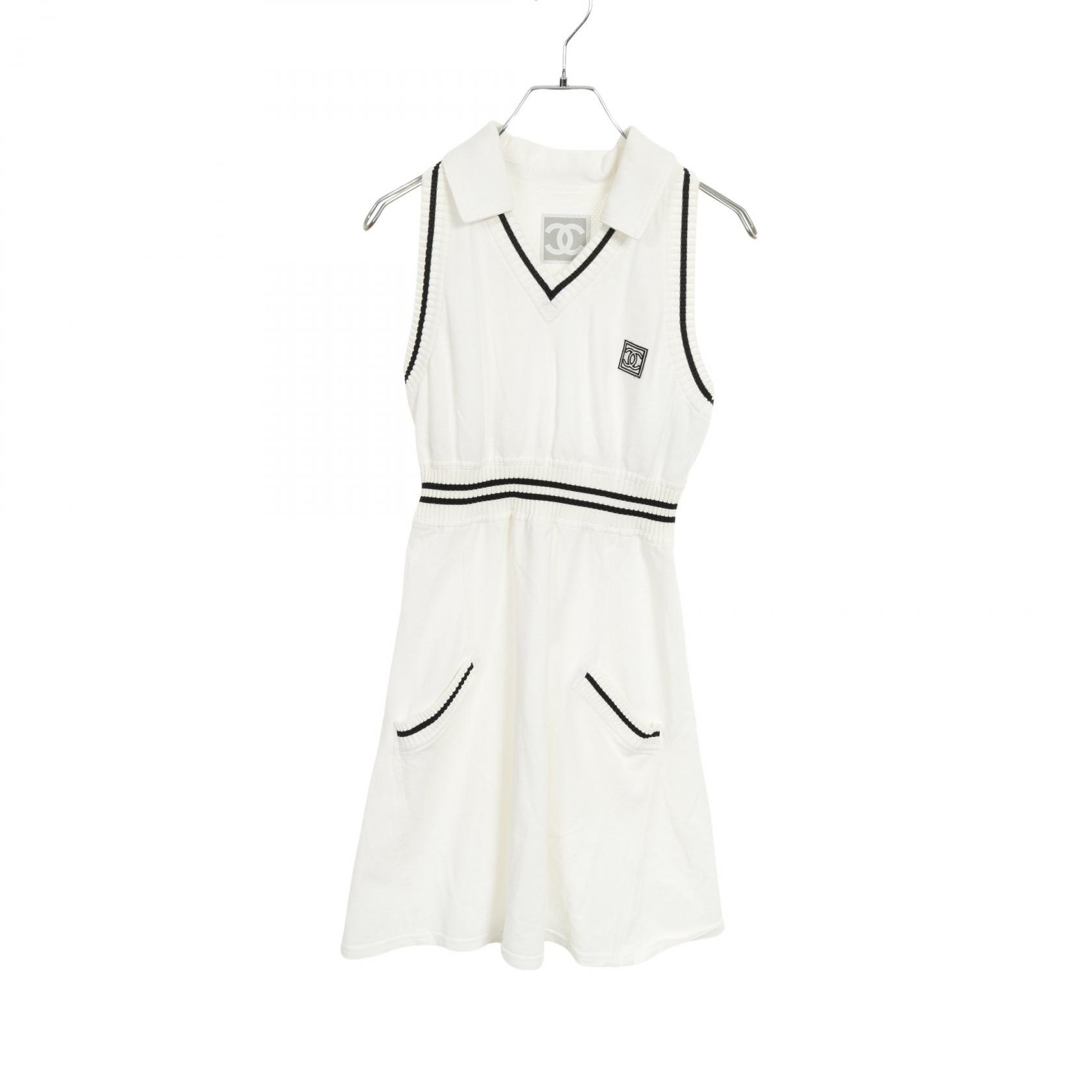 CHANEL シャネル ワンピース 白xグレー(総柄) 4100124M0085 楽天市場】シャネル(ワンピース|レディースファッション)の通販