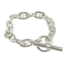 エルメス HERMES シェーヌダンクル ブレスレットMM 15コマ ブレスレット アクセサリー シルバー925 メンズ レディース シルバー系 【中古】