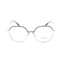 バーバリー BURBERRY 伊達 メガネ 衣料品 メタル / プラスチック レディース シルバー系 / レッド系 【中古】