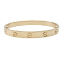 カルティエ CARTIER ラブブレス ブレスレット アクセサリー K18PG(ピンクゴールド) メンズ レディース ゴールド系 【中古】