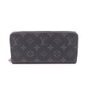ルイ・ヴィトン LOUIS VUITTON ジッピーウォレット ホリゾンタル モノグラムエクリプス ラウンド長財布 財布 PVC メンズ ブラック系 M11611 【中古】