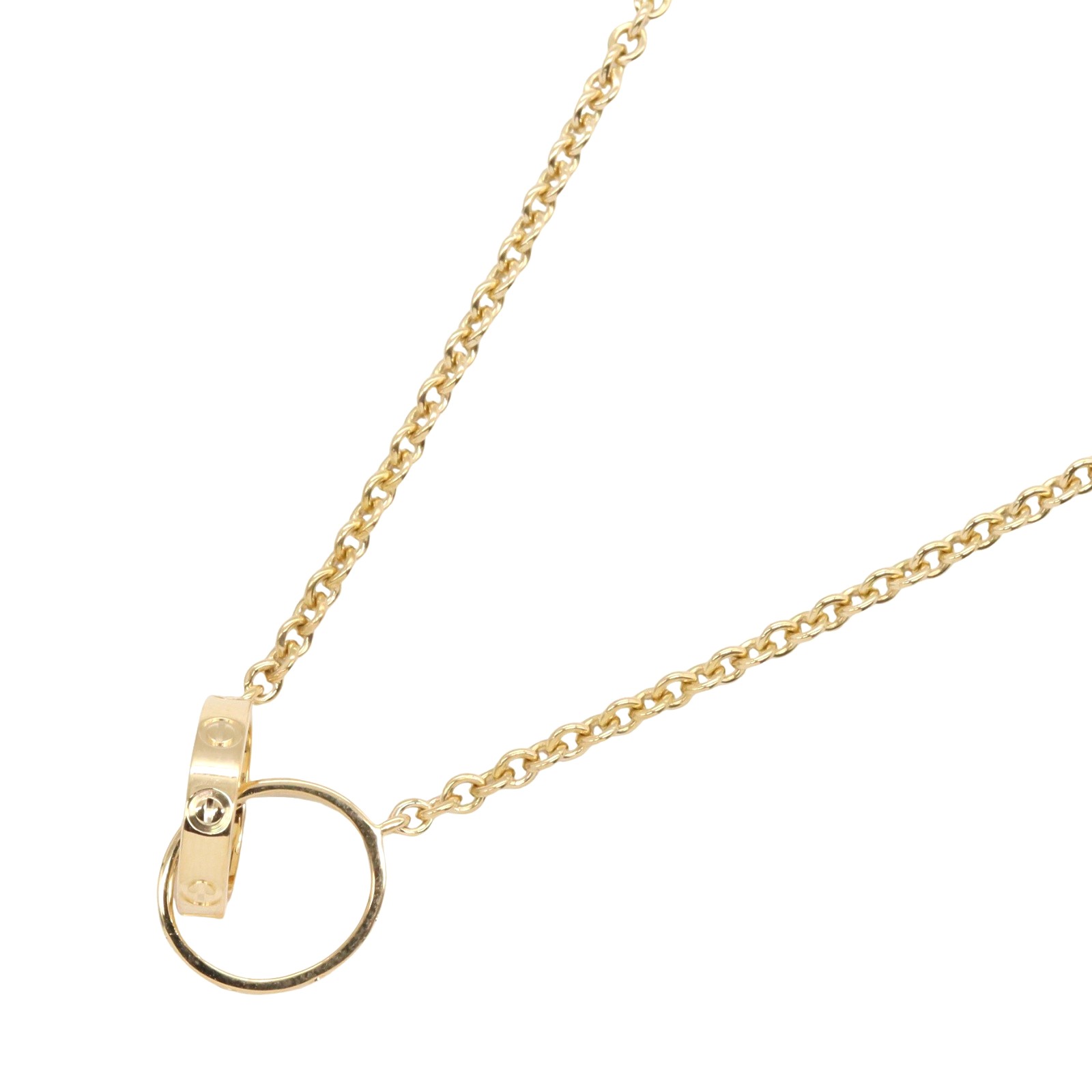 ≪全品5%OFF&まとめ買い対象≫カルティエ CARTIER ベビーラブ ネックレス ネックレス ジュエリー K18(イエローゴールド) メンズ レディース ゴ...