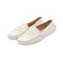 トッズ TOD'S ローファー 靴 レザー レディース ホワイト系 【中古】