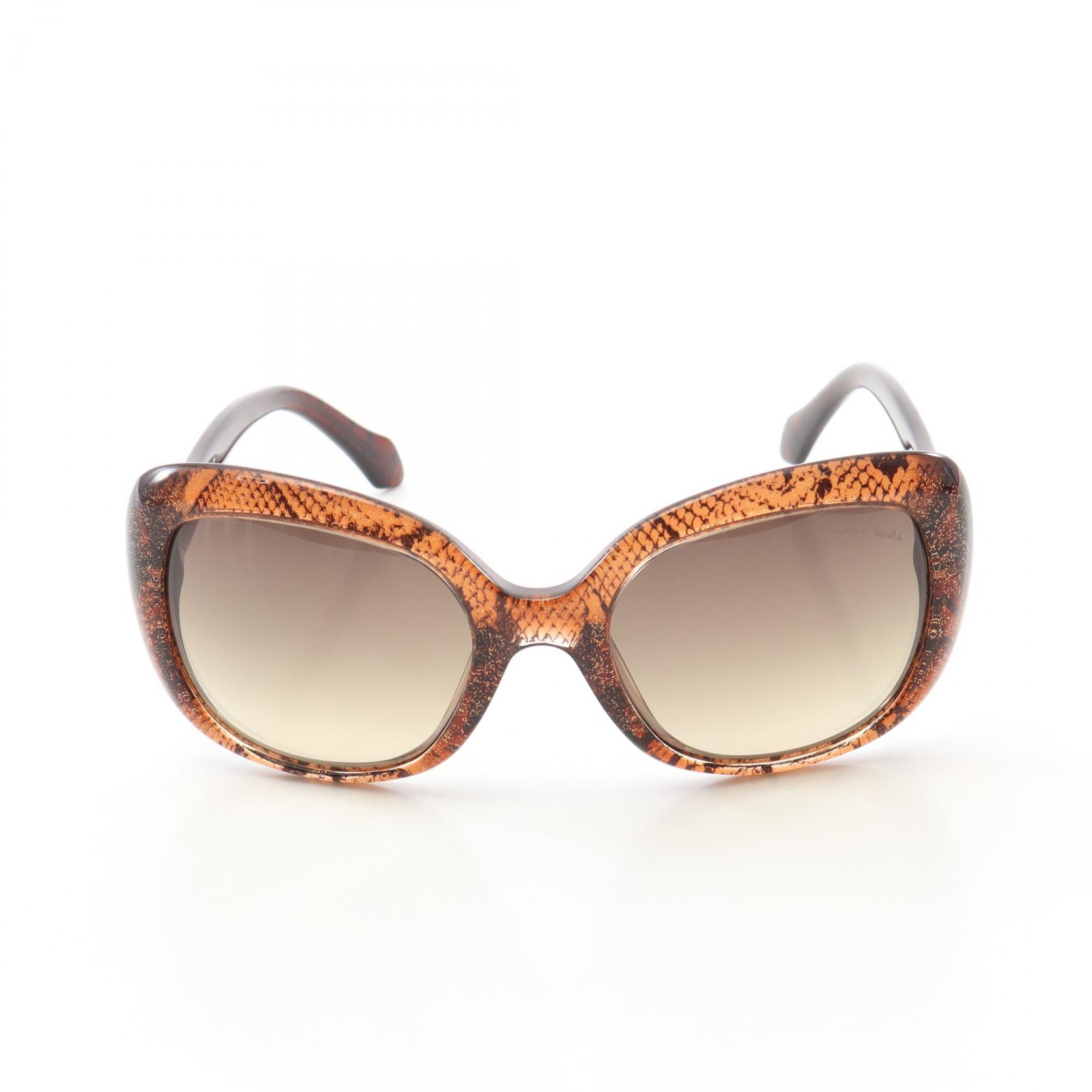 【ポイント5倍〜11/18 23:59まで】ロベルトカバリ Roberto Cavalli alula サングラス 衣料品 プラスチック レディース ブラウン系 / ゴールド系 828s 【中古】