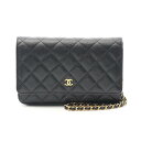シャネル CHANEL マトラッセ ショルダーバッグ バッグ レザー グレインドカーフスキン レディース ブラック系 AP0250 【中古】