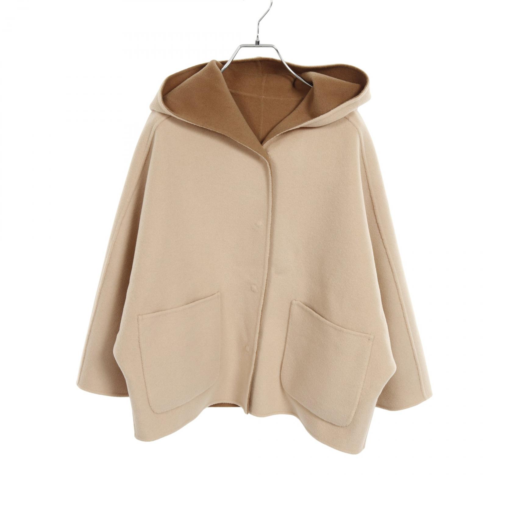 ≪3%OFFクーポン×P3倍≫ウィークエンド マックスマーラ WEEK END Max Mara MAGNO リバーシブル 衣料品 アウター ウール レディース ベージュ系 / ブラウン系 23508604396 【中古】