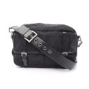 ≪3%OFFクーポン対象≫プラダ PRADA Re-Nylon ショルダーバッグ バッグ ナイロン レザー メンズ レディース ブラック系 【中古】