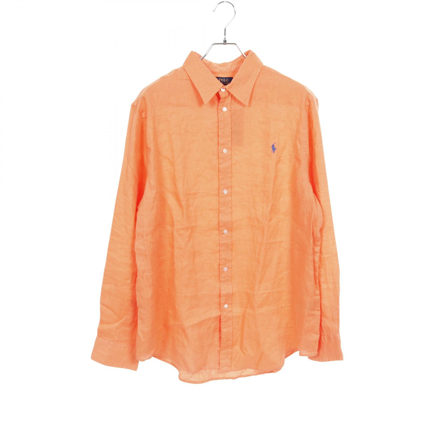 ≪全品5%OFF＆まとめ買い対象≫ポロ・ラルフローレン POLO RALPH LAUREN 衣料品 トップス ファブリック メンズ オレンジ系 【中古】