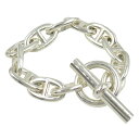 エルメス HERMES シェーヌダンクルTGM ブレスレット 11コマ ブレスレット アクセサリー シルバー925 メンズ レディース シルバー系 【中古】