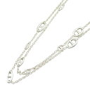 エルメス HERMES シェーヌダンクルファランドール ロングネックレス ネックレス ジュエリー シルバー925 メンズ レディース シルバー系 【中古】