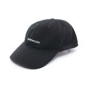 ジバンシィ GIVENCHY キャップ 帽子 コットン メンズ ブラック系 WA A 0219 【中古】