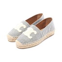 セリーヌ CELINE エスパドリーユ 靴 ファブリック / ラフィア レディース ブルー系 354434581C 【中古】