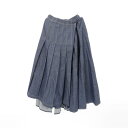 ≪3%OFFクーポン対象≫ディオール Dior スカート 衣料品 ボトムス コットン レディース ネイビー系 2W2J19A3573 【中古】