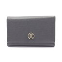 ≪3%OFFクーポン対象≫シャネル CHANEL ココマーク キーケース アクセサリー レザー レディース ブラック系 【中古】