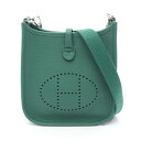 【4千円OFFクーポン対象】エルメス HERMES エヴリンTPM ショルダーバッグ バッグ トリヨンクレマンス トリヨンクレマンス レディース グリーン系 【中古】