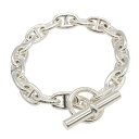 エルメス HERMES シェーヌダンクルMM 18コマ ブレスレット アクセサリー シルバー925 メンズ レディース シルバー系 【中古】