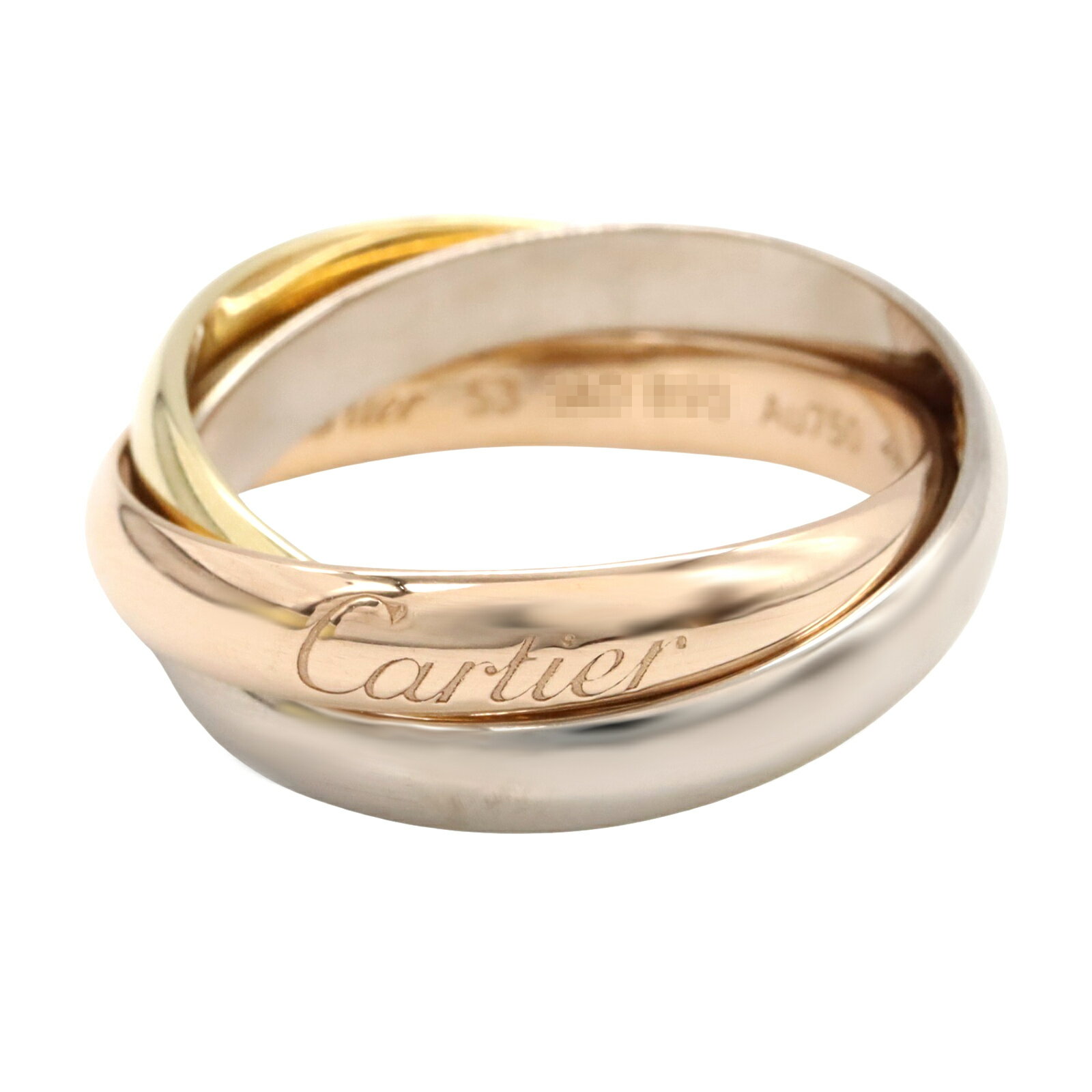 ≪5%OFFクーポン対象≫カルティエ CARTIER トリニティリング クラシック リング・指輪 ジュエリー K18（イエローゴールド） K18WG（ホワイトゴールド） K18(ピンクゴールド) レディース ゴールド系 【中古】のサムネイル