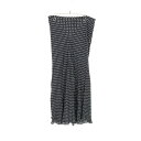 セリーヌ CELINE スカート 衣料品 ボトムス シルク レディース ネイビー系 / ホワイト系 12 232 2964 【中古】