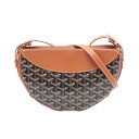 【全品5%OFFクーポン】ゴヤール GOYARD ヒロンデル ショルダーバッグ バッグ PVCコーティングキャンバス レザー メンズ レディース ブラウン系 / ブラック系 【中古】