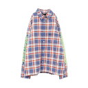 【全品5%OFFクーポン】クロムハーツ CHROME HEARTS クロスボールボタン カバーオール 衣料品 アウター コットン メンズ ブルー系 / レッド系 / グリーン系 【中古】