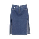 グッチ GUCCI スカート 衣料品 ボトムス コットン レディース ブルー系 708851 【中古】