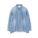 エヌティーエヌ NTN Ascent Denim Shirt 衣料品 トップス コットン メンズ ブルー系 24-NS009031B 【中古】