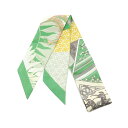 エルメス HERMES ツイリー CHEVAL PHOENIX DJ スカーフ 衣料品 シルク シルク レディース グリーン系 / マルチカラー 【中古】
