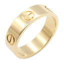 カルティエ CARTIER ラブリング リング・指輪 ジュエリー K18(イエローゴールド) メンズ レディース ゴールド系 B4084600 【中古】
