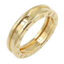 ブルガリ BVLGARI B-zero1 ビーゼロワン リング 1バンド リング・指輪 ジュエリー K18(イエローゴールド) メンズ レディース ゴールド系 【中古】