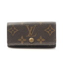 ルイ・ヴィトン LOUIS VUITTON ミュルティクレ4 モノグラム キーケース アクセサリー PVC メンズ レディース ブラウン系 M62631 【中古...