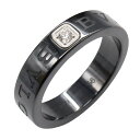 ブルガリ BVLGARI ブルガリブルガリ 1PD リング リング・指輪 ジュエリー K18WG(ホワイトゴールド) セラミック ダイヤモンド メンズ レディース クリア系 【中古】