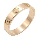 カルティエ CARTIER ミニラブリング リング・指輪 ジュエリー K18PG(ピンクゴールド) メンズ レディース ゴールド系 750PG 【中古】