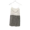 シャネル CHANEL ワンピース 衣料品 トップス シルク ナイロン レーヨン レディース ホワイト系 / ブラック系 P39537W04567 【中古】