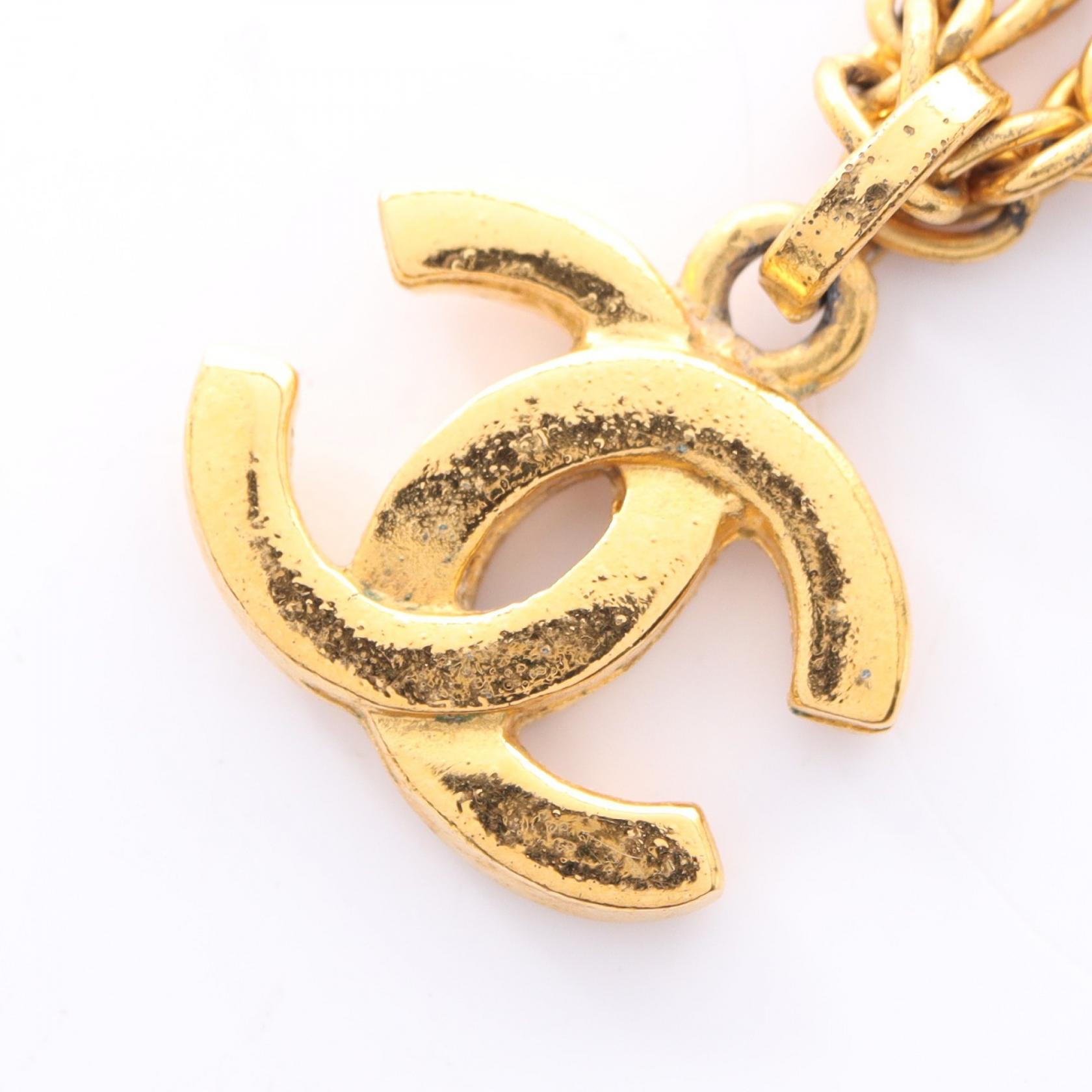 シャネル CHANEL ココマーク ネックレス ジュエリー GP（ゴールドメッキ） レディース ゴールド系 【中古】