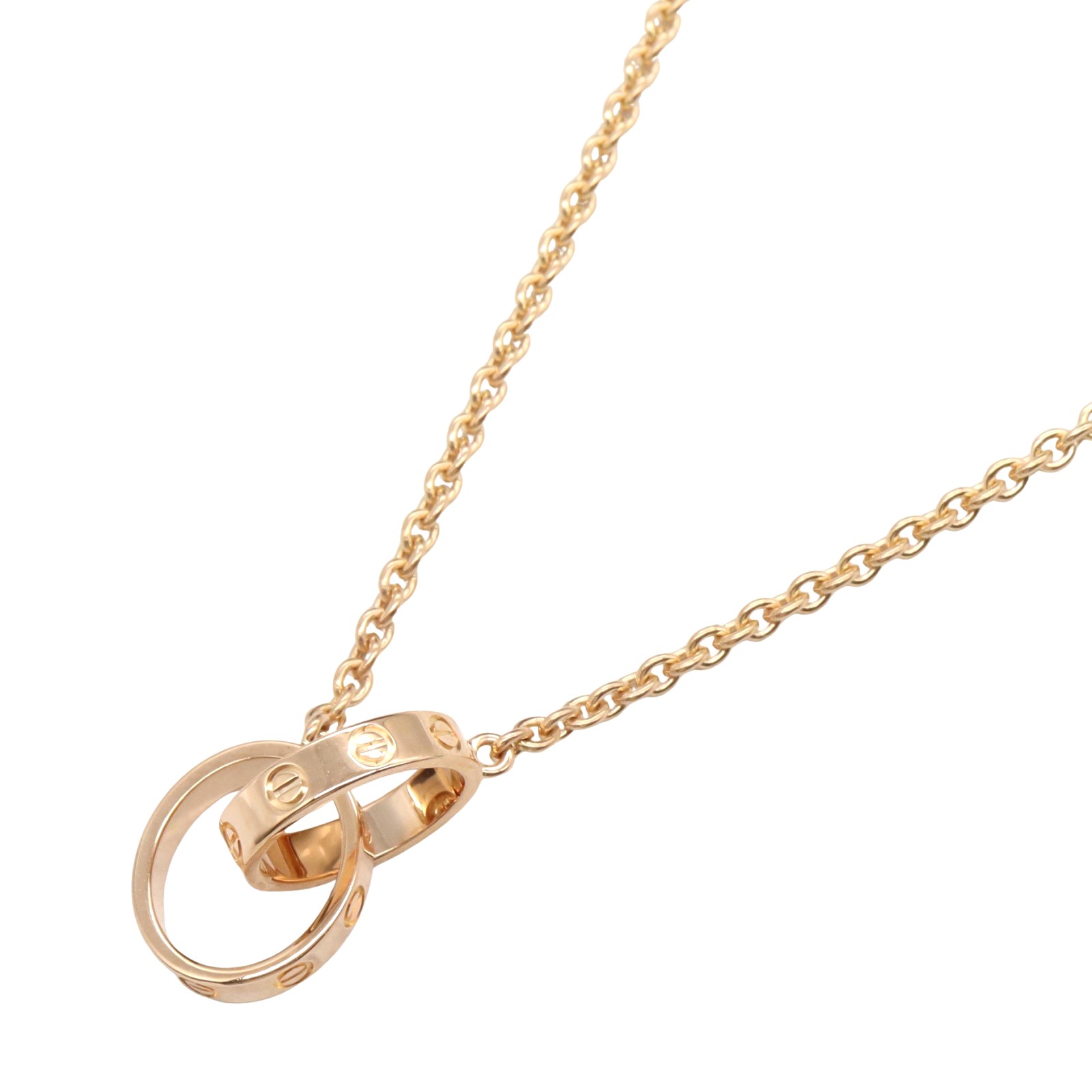 ≪全品5%OFF&まとめ買い対象≫カルティエ CARTIER ベビーラブ ネックレス ネックレス ジュエリー K18PG(ピンクゴールド) メンズ レディース ...