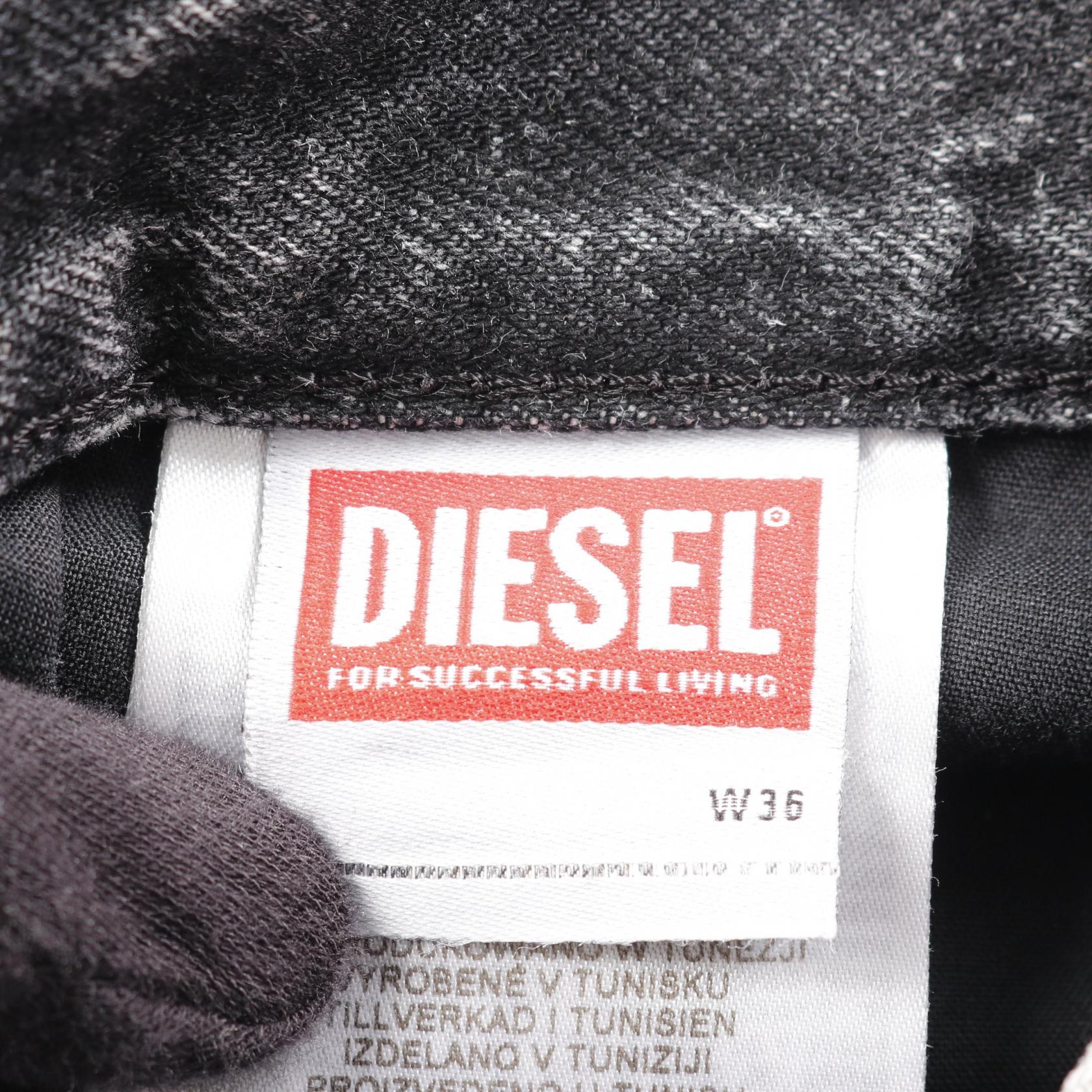 ディーゼル DIESEL 2020 D-VIKER デニムパンツ 衣料品 ボトムス コットン メンズ グレー系 A05157 【中古】