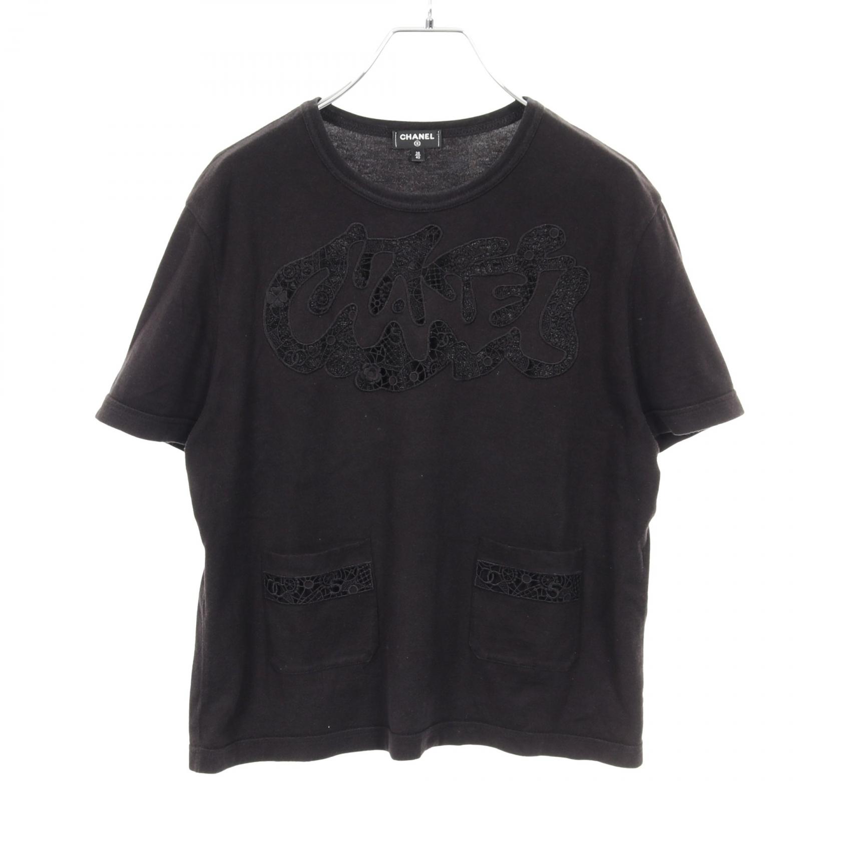 CHANEL シャネル Tシャツ・カットソー 黒 4100125M0015 楽天市場】シャネル(Tシャツ・カットソー|トップス