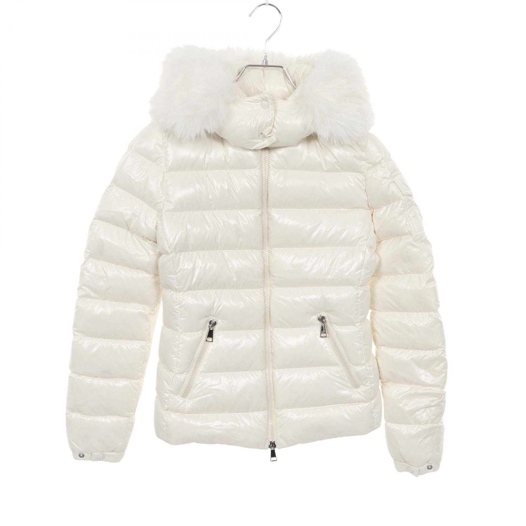 モンクレール MONCLER BADYF ダウンジャケット 衣料品 アウター ナイロン レディース ホワイト系 1A00166 【中古】