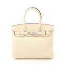 【4万円OFFクーポン対象】エルメス HERMES バーキン30 ナタ ハンドバッグ バッグ トリヨンクレマンス トリヨンクレマンス レディース アイボリー系 ...