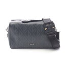 【全品5%OFFクーポン】ディオール Dior CDダイヤモンド ランゴ 22 ショルダーバッグ バッグ PVCコーティングキャンバス レザー メンズ レディース ブラック系 / ネイビー系 1ADPO249CDP 【中古】