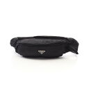 【全品5%OFFクーポン】プラダ PRADA ウエストバッグ バッグ ナイロン メンズ レディース ブラック系 【中古】