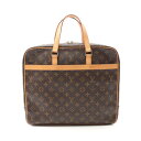 【全品5%OFFクーポン】ルイ・ヴィトン LOUIS VUITTON ポルトドキュマン ペガス ブリーフケース バッグ PVCコーティングキャンバス レザー モノグラム レディース ブラウン系 M53343 【中古】