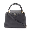 【2万円OFFクーポン対象】ルイ・ヴィトン LOUIS VUITTON カプシーヌPM ハンドバッグ バッグ レザー トリヨンレザー トリヨンレザー レディース ブラック系 【中古】