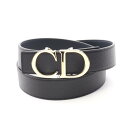 【4千円OFFクーポン対象】ディオール Dior CDロゴ ベルト 衣料品 レザー メンズ ブラック系 / ネイビー系 4353ORTAMH16Q100 【新品...