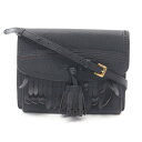 【1千円OFFクーポン対象】バーバリー BURBERRY Macken マッケン ショルダーバッグ バッグ レザー レディース ブラック系 4068344 【中古】