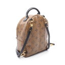 【4千円OFFクーポン対象】ルイ・ヴィトン LOUIS VUITTON パームスプリングス バックパック ミニ モノグラムリバース リュックサック バックパック バッグ PVCコーティングキャンバス レザー レディース ブラウン系 M44872 【中古】