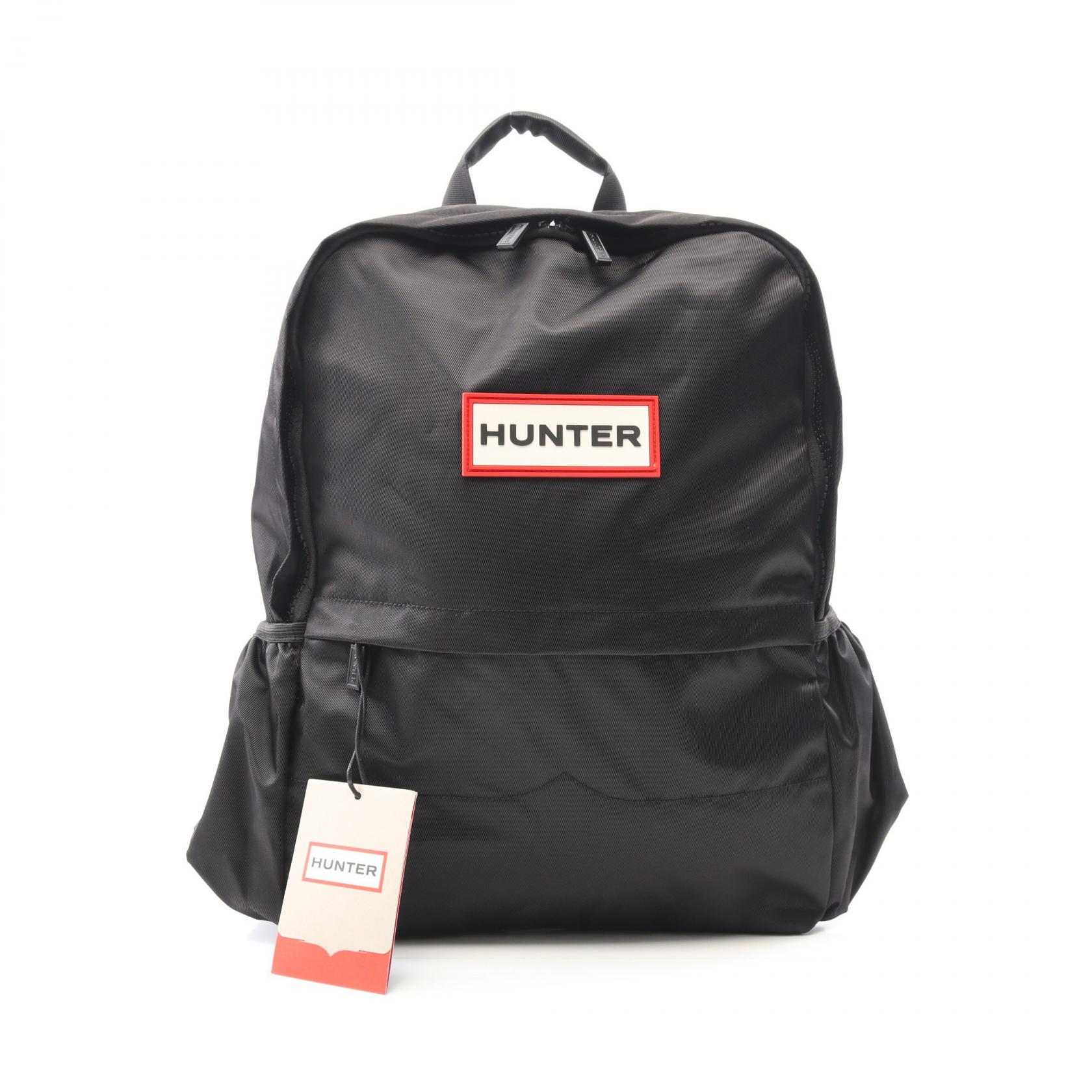 ≪全品5%OFF＆まとめ買い対象≫ハンター HUNTER オリジナルナイロン リュックサック バックパック バッグ ナイロン メンズ レディース ブラック系 UBB6028KBM 【新品】