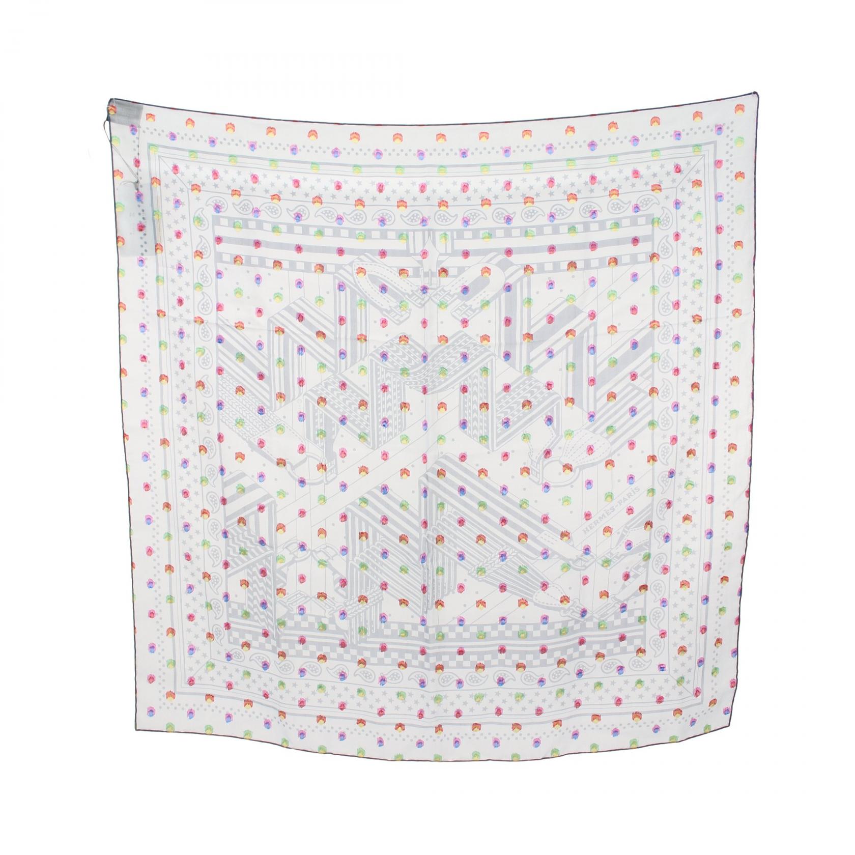 ������5%OFF���ޤȤ��㤤10%OFF�䥨��᥹ HERMES ����60 �⥹��� SANGLES EN ZIGZAG BANDANA �������� ������ ����...