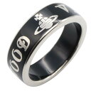 ヴィヴィアンウエストウッド Vivienne Westwood コンジット ストリート リング リング・指輪 ジュエリー シルバー925 メンズ レディース シルバー系 / ブラック系 6404017G01P107XS 【新品】